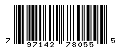 UPC barcode number 797142780555