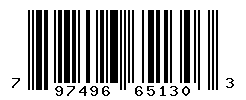 UPC barcode number 797496651303