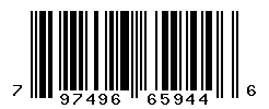 UPC barcode number 797496659446