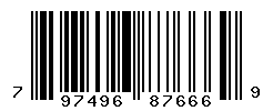 UPC barcode number 797496876669