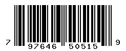 UPC barcode number 797646505159