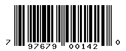 UPC barcode number 797679001420