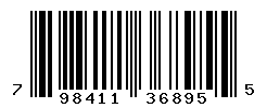 UPC barcode number 798411368955