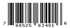 UPC barcode 798525624916