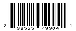 UPC barcode number 798525799041
