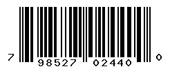 upc 798527024400 barcode image