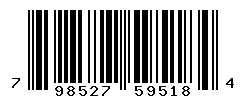 UPC barcode 798527595184