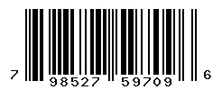 UPC barcode 798527597096