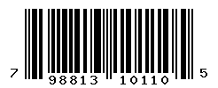 UPC barcode number 798813101105