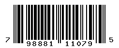 UPC barcode 798881110795
