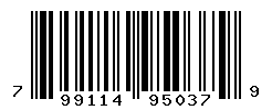 UPC barcode number 799114950379