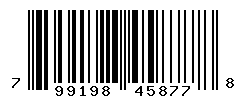 UPC barcode number 799198458778