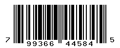 UPC barcode 799366445845