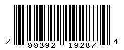 UPC barcode number 799392192874