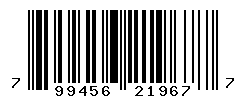 upc 799456219677 barcode image