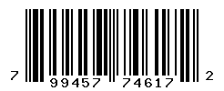 UPC barcode number 799457746172