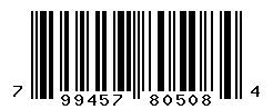 UPC barcode 799457805084