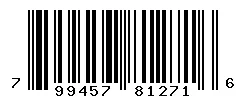 UPC barcode 799457812716