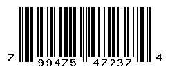 UPC barcode number 799475472374