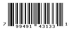 UPC barcode number 799491431331