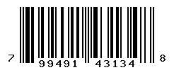 UPC barcode number 799491431348
