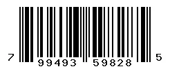 UPC barcode 799493598285