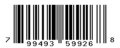 UPC barcode 799493599268