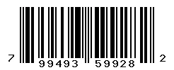 UPC barcode 799493599282