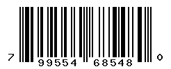 UPC barcode number 799554685480