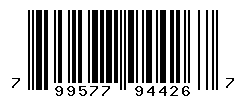 UPC barcode number 799577944267