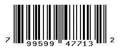 799599477132 barcode