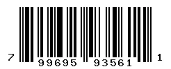 UPC barcode 799695935611
