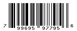 UPC barcode 799695977956
