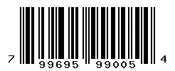 UPC barcode 799695990054