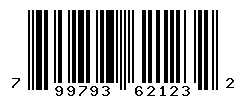 UPC barcode number 799793621232