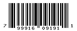 799916091911 barcode