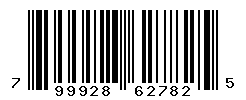 UPC barcode number 799928627825