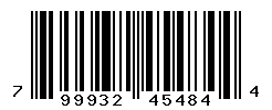 UPC barcode number 799932454844