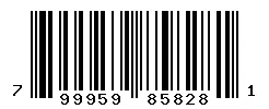 UPC barcode 799959858281