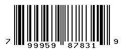 UPC barcode 799959878319