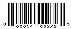 UPC barcode number 8000144002795