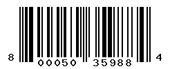 UPC barcode number 8000500359884