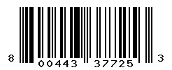 UPC barcode number 800443377253