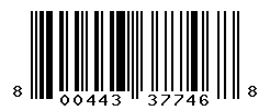 UPC barcode number 800443377468