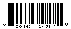 800443542620 barcode