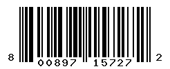 UPC barcode number 800897157272