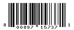 UPC barcode number 800897157371