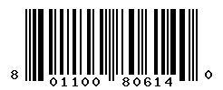 UPC barcode number 8011003806140