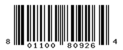 UPC barcode number 8011003809264