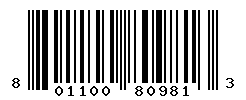 UPC barcode number 8011003809813